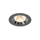 SLV - NUMINOS® M, Deckeneinbauleuchte schwarz/chrom 2700 K 20°