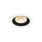 SLV - NUMINOS® M, Deckeneinbauleuchte weiß/schwarz 2700 K 20°