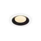 SLV - NUMINOS® M, Deckeneinbauleuchte weiß/schwarz 2700 K 40°