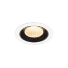 SLV - NUMINOS® M, Deckeneinbauleuchte weiß/schwarz 2700 K 55°
