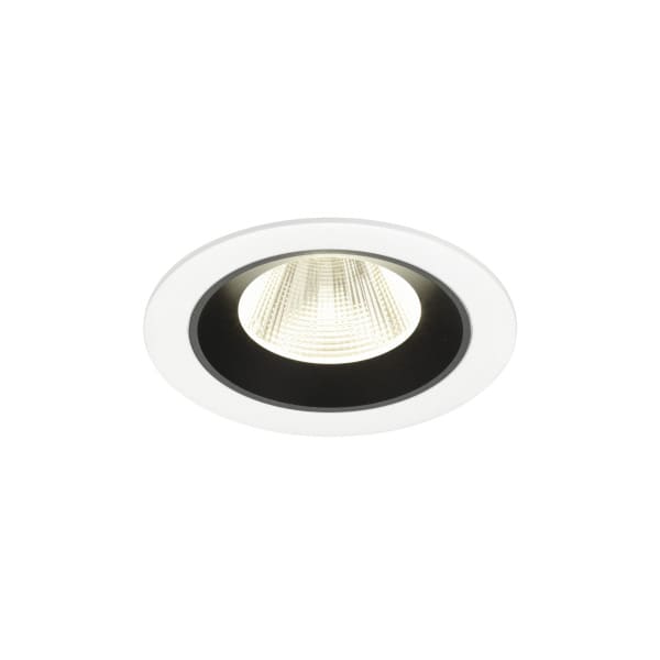 SLV - NUMINOS® M, Deckeneinbauleuchte weiß/schwarz 4000 K 20°