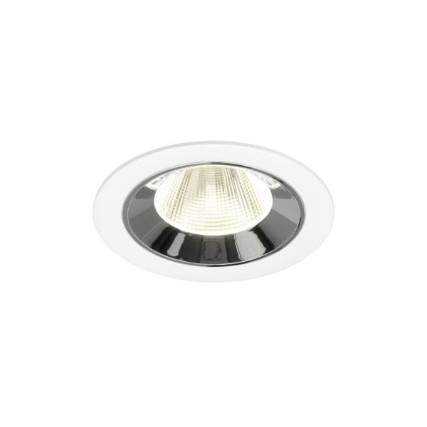 SLV - NUMINOS® M, Deckeneinbauleuchte weiß/chrom 4000 K 20°