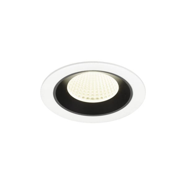 SLV - NUMINOS® M, Deckeneinbauleuchte weiß/schwarz 4000 K 40°
