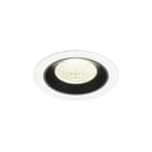 SLV - NUMINOS® M, Deckeneinbauleuchte weiß/schwarz 4000 K 55°