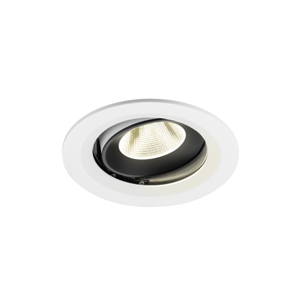 SLV - NUMINOS® MOVE M, Deckeneinbauleuchte weiß/schwarz 4000 K 20°