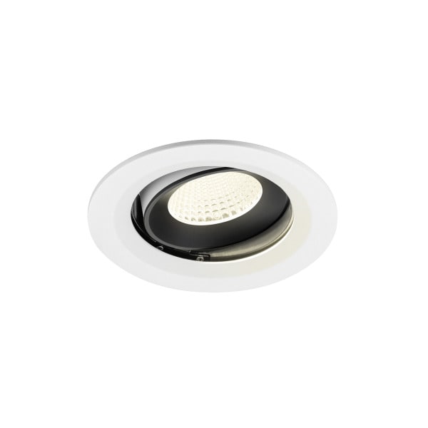 SLV - NUMINOS® MOVE M, Deckeneinbauleuchte weiß/schwarz 4000 K 40°