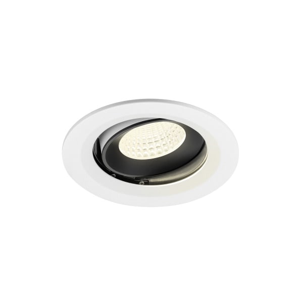 SLV - NUMINOS® MOVE M, Deckeneinbauleuchte weiß/schwarz 4000 K 55°