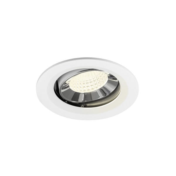 SLV - NUMINOS® MOVE M, Deckeneinbauleuchte weiß/chrom 4000 K 55°