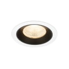 SLV - NUMINOS® L, Deckeneinbauleuchte weiß/schwarz 2700 K 55°