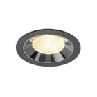 SLV - NUMINOS® L, Deckeneinbauleuchte schwarz/chrom 3000 K 20°