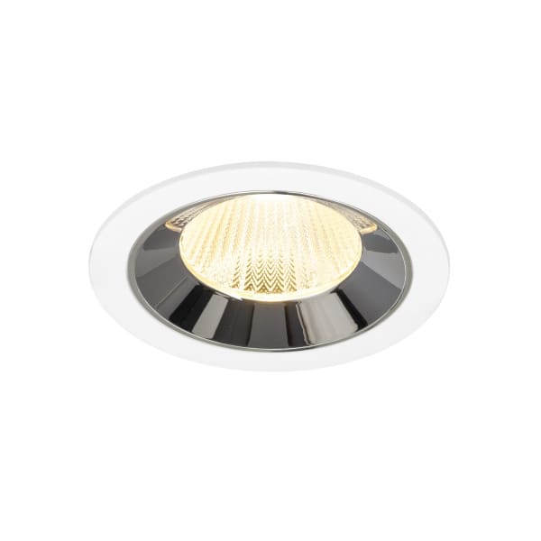 SLV - NUMINOS® L, Deckeneinbauleuchte weiß/chrom 3000 K 40°