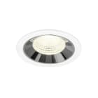 SLV - NUMINOS® L, Deckeneinbauleuchte weiß/chrom 4000 K 55°