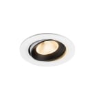 SLV - NUMINOS® MOVE L, Deckeneinbauleuchte weiß/schwarz 2700 K 20°