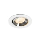 SLV - NUMINOS® MOVE L, Deckeneinbauleuchte weiß/chrom 2700 K 55°