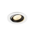 SLV - NUMINOS® MOVE L, Deckeneinbauleuchte weiß/schwarz 3000 K 55°