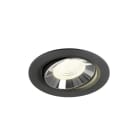 SLV - NUMINOS® MOVE L, Deckeneinbauleuchte schwarz/chrom 4000 K 55°