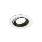 SLV - NUMINOS® MOVE L, Deckeneinbauleuchte weiß/schwarz 4000 K 40°