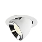 SLV - NUMINOS® GIMBLE XL, Deckeneinbauleuchte weiß/chrom 4000 K 40°