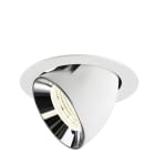 SLV - NUMINOS® GIMBLE XL, Deckeneinbauleuchte weiß/chrom 4000 K 55°