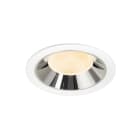 SLV - NUMINOS® XL, Deckeneinbauleuchte weiß/chrom 2700 K 20°