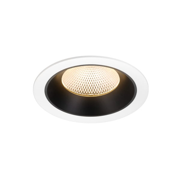 SLV - NUMINOS® XL, Deckeneinbauleuchte weiß/schwarz 2700 K 40°