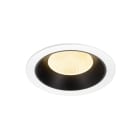 SLV - NUMINOS® XL, Deckeneinbauleuchte weiß/schwarz 3000 K 20°
