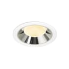 SLV - NUMINOS® XL, Deckeneinbauleuchte weiß/chrom 3000 K 20°