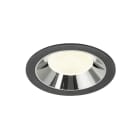 SLV - NUMINOS® XL, Deckeneinbauleuchte schwarz/chrom 4000 K 20°