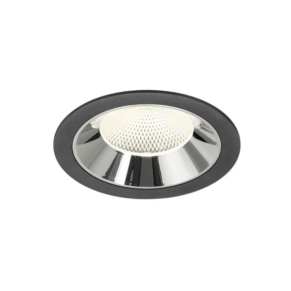 SLV - NUMINOS® XL, Deckeneinbauleuchte schwarz/chrom 4000 K 40°