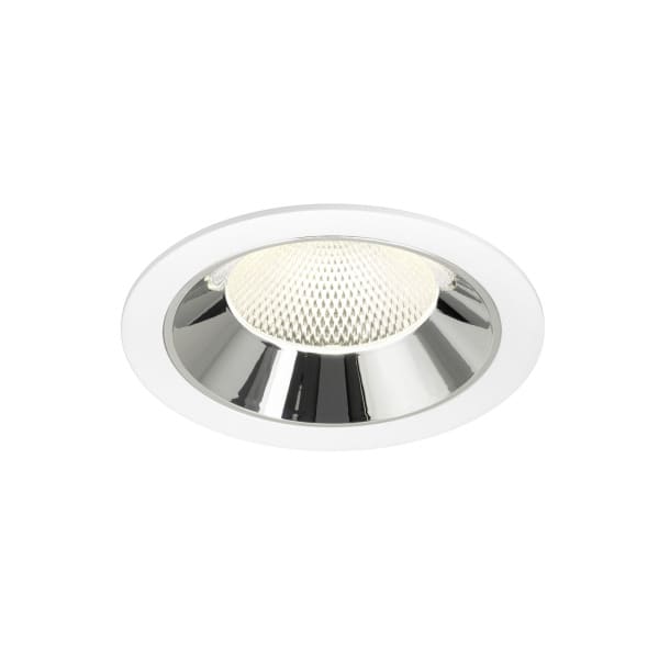 SLV - NUMINOS® XL, Deckeneinbauleuchte weiß/chrom 4000 K 40°