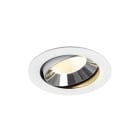 SLV - NUMINOS® MOVE XL, Deckeneinbauleuchte weiß/chrom 3000 K 20°