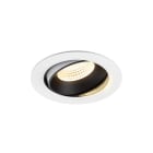 SLV - NUMINOS® MOVE XL, Deckeneinbauleuchte weiß/schwarz 3000 K 55°