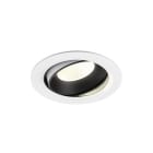 SLV - NUMINOS® MOVE XL, Deckeneinbauleuchte weiß/schwarz 4000 K 20°
