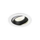 SLV - NUMINOS® MOVE XL, Deckeneinbauleuchte weiß/schwarz 4000 K 40°