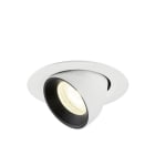 SLV - NUMINOS® GIMBLE XS, Deckeneinbauleuchte weiß/schwarz 4000 K 55°