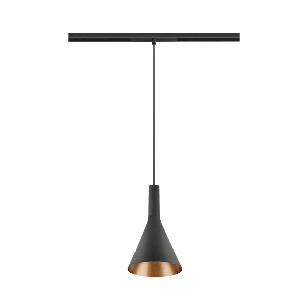 SLV - LALU® SET, 48V Pendelleuchte, LED Base, CONE 15, DALI, Pendellänge 200 cm, 2700/3000K, 40°, schwarz