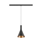 SLV - LALU® SET, 48V Pendelleuchte, LED Base, CONE 15, DALI, Pendellänge 200 cm, 2700/3000K, 40°, schwarz
