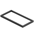 SLV - SURFACE MOUNTING FRAME, Montagerahmen, 1200/600 BK