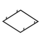 SLV - RECESSED MOUNTING FRAME, Einbauhrahmen, 600 BK