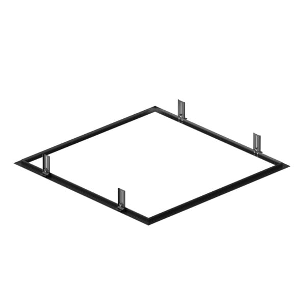 SLV - RECESSED MOUNTING FRAME, Einbauhrahmen, 625 BK