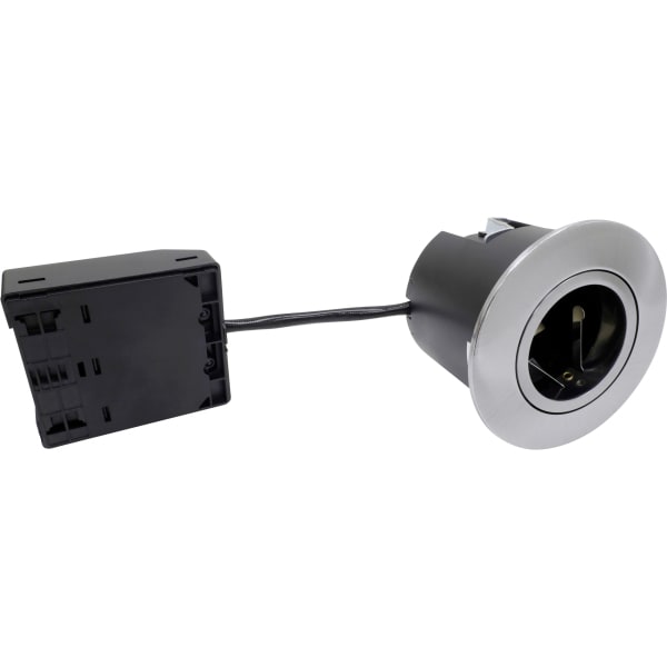 SLV - Quick Install G2, Deckeneinbauleuchte, 230V, Gebürstetes Aluminium/Rund (Indoor)
