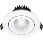 SLV - VELIA, Tilt LED-Einbauleuchte, 230V 10,9W 3000K IP44 matt weiß/Rund