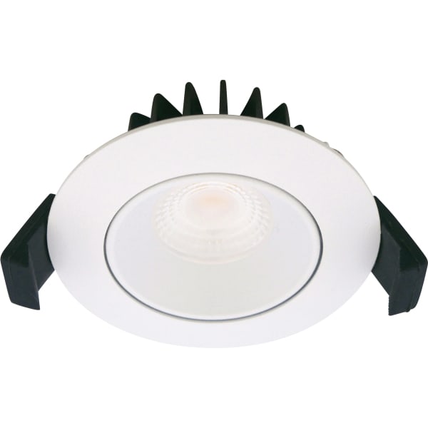 SLV - VELIA, Low Profile LED-Einbauleuchte, 230V 5,5W 4000K IP44 matt weiß/Rund
