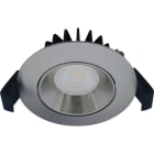 SLV - VELIA, Low Profile LED-Einbauleuchte, 230 V 5,5 W 4000 K IP44 Gebürstetes Aluminium/Rund
