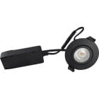 SLV - Low Profile ECO-Leuchte, 230 V, 6 W, 3000 K, IP54, matt schwarz/rund