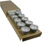 SLV - 10 Stück GU10 LED-Leuchtmittel, 230 V, CRI > 90, 4,8 W, 3000 K