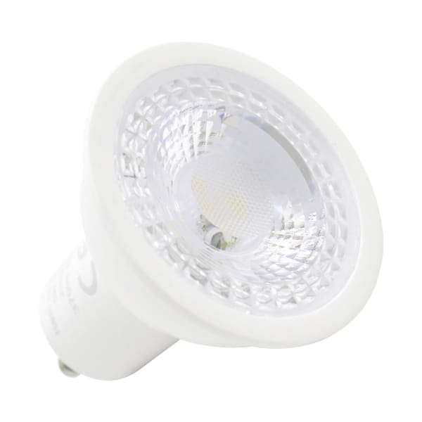 SLV - GU10 LED-Leuchtmittel, Long Life, matt weiß, 230 V, CRI > 90, 5 W, dimmbar bis warmweiß
