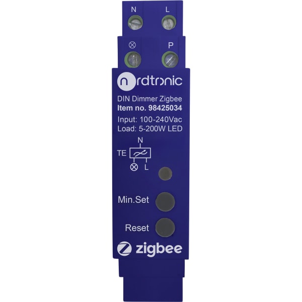 SLV - DIN-DIMMER, ZIGBEE 3.0, blau