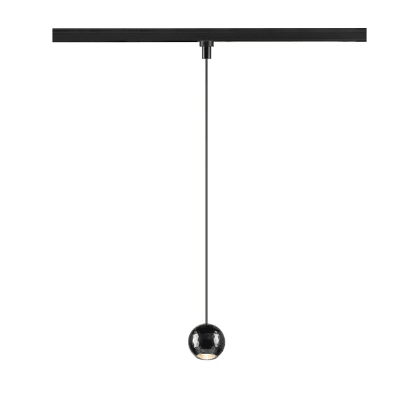 SLV - DYSKO, 1~ Pendelleuchte, PHASE, 2700 K, 6,7 W, 36°, schwarz
