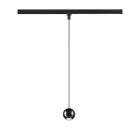 SLV - DYSKO, 1~ Pendelleuchte, PHASE, 2700 K, 6,7 W, 36°, schwarz